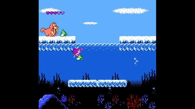 The Little Mermaid Playthrough (NES) (DEATHLESS) смотреть онлайн