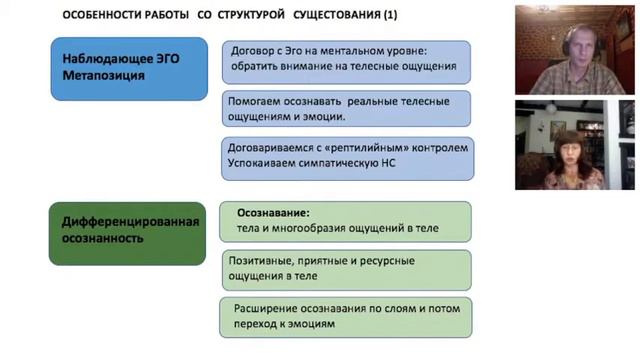 3-й Вебинар (часть) цикла "Интегративно-Соматическая Психотерапия". Романченко Е. и Валуев Д. смотреть онлайн