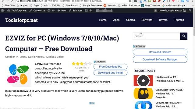 EZVIZ For PC - Windows 7/8/10 And Mac - Download FREE