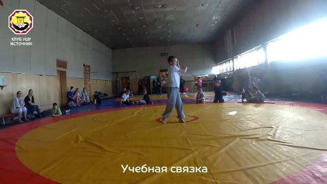 Фрагменты тренировки. Работа с палкой (gun) смотреть онлайн