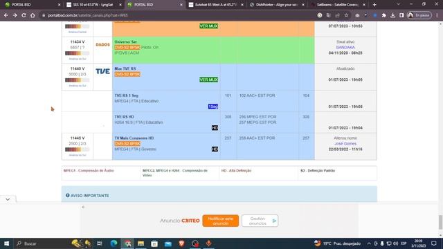 NUEVOS CANALES LIBRES EN EL SES 10 Y ALGO MÁS смотреть онлайн