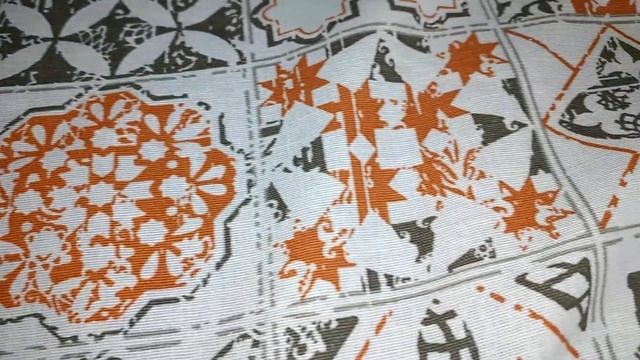 Ткань льняная бельевая Декор смотреть онлайн