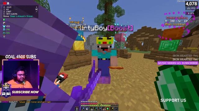 Join Our Minecraft SMP! 24\7 JAVA + PE Free For Subscribers - MythCraft SMP S2 Live смотреть онлайн