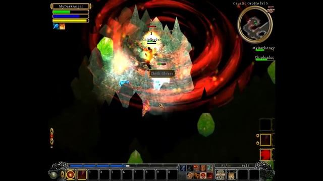Din's Curse: Wizard Gameplay In Caustic Grotto Level 5 - Games32 смотреть онлайн