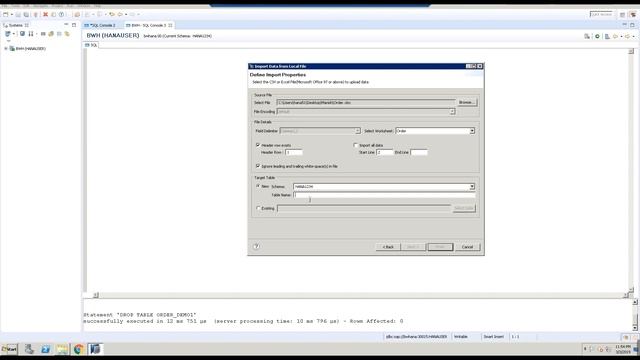 How to import excel bulk data into Hana Table - Part 20 смотреть онлайн