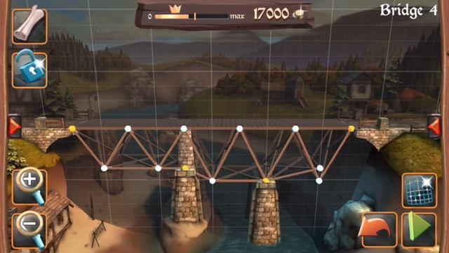 Bridge Constructor Medieval Supplies for the castle Bridge 4 Walkthrough смотреть онлайн