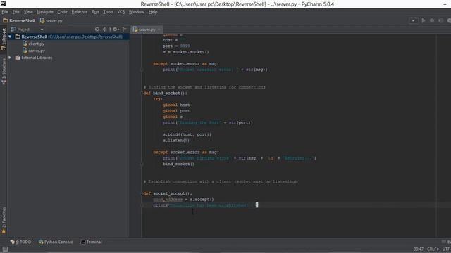 Python Network Programming 4 - Accepting Connections ( Socket Programming ) смотреть онлайн