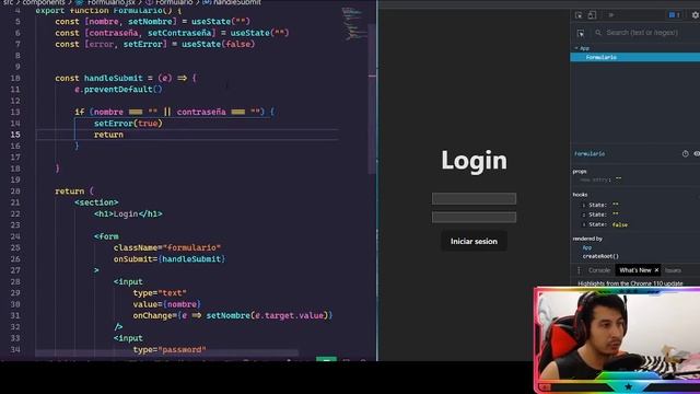 Crear Login con react Simple utilizando useState y props 2023 смотреть онлайн
