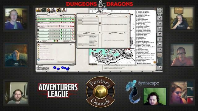 Fantasy Grounds D&D 5e Adventure League Game, Session 6, DDEX2-1 "Hatred Like Clawed Wind" смотреть онлайн