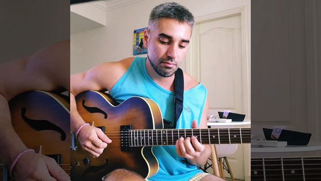 Ibanez AF 55 Acoustic sound #guitar смотреть онлайн