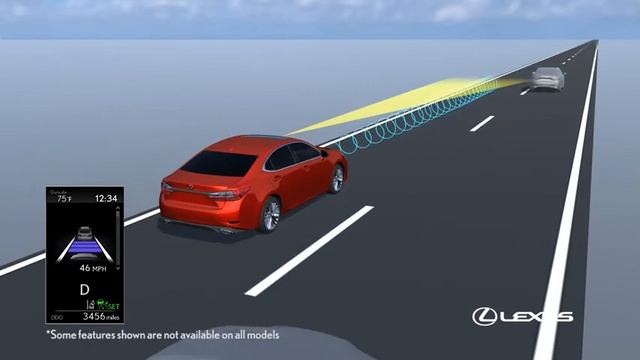 Dynamic Radar Cruise Control on New Lexus Safety System+ Package смотреть онлайн