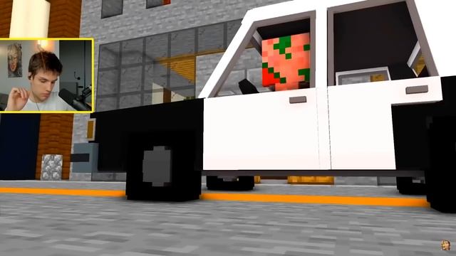 ШКОЛА МОНСТРОВ И БАНАНЧИК ПРОТИВ МАМА ДЛИННЫЕ НОГИ РЕАКЦИЯ АНИМАЦИИ МАЙНКРАФТ !