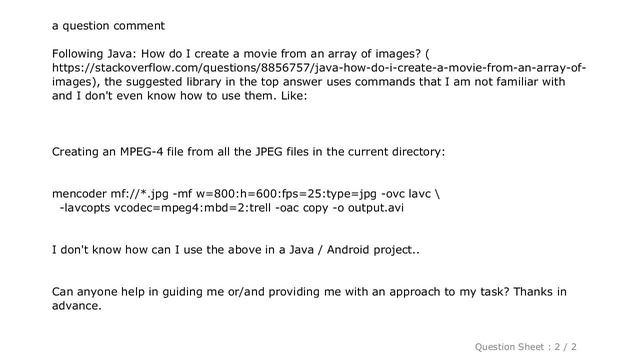 Android : How to create a video from an array of images in Android? смотреть онлайн