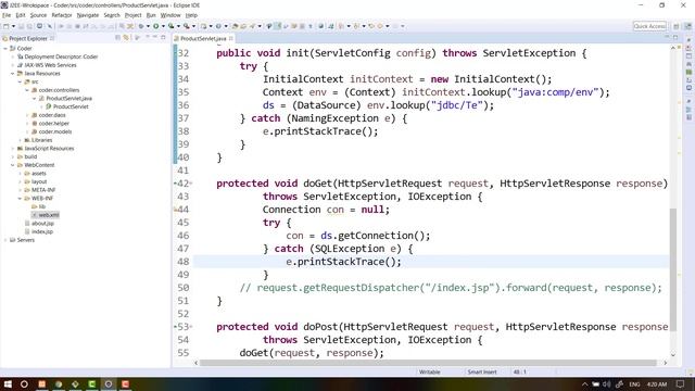 57 Servlet Linking DB With DataSource смотреть онлайн