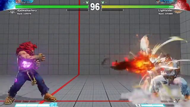 STREET FIGHTER V - Ryu vs Akuma [Ranked] смотреть онлайн