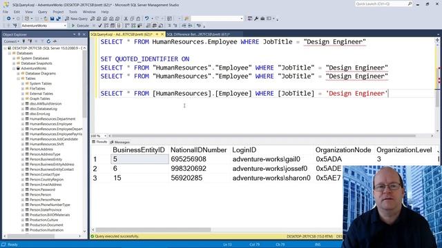 SQL - When to Use Single or Double Quotes in Queries смотреть онлайн