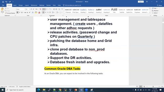 Oracle DBA demo session on Sep-2023 смотреть онлайн