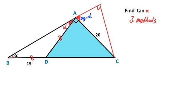 Solving for the Tangent of Alpha Using 5 Different Ways in the Triangle | Learn by Watching смотреть онлайн