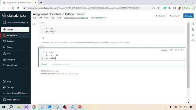 15- Assignment Operators || Arithmetic Assignment Operators in Python in Hindi смотреть онлайн
