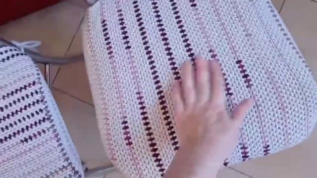 Чехол на стул крючком. Бесплатный совместник. смотреть онлайн