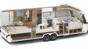 Обзор прицепов КАРАВАН В таком можно жить . Выбираем лучшую планировку прицепа. Прицеп дача. Автодом