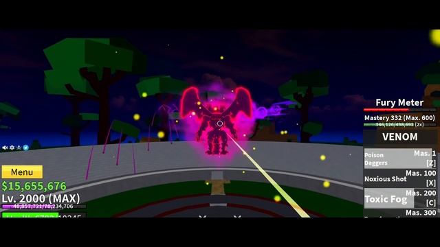 ? Venom ? VS ? Light V2 ?- Blox Fruits смотреть онлайн