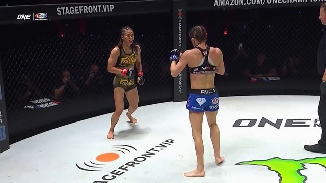 Stamp Fairtex vs. Alyse Anderson | ONE Championship Full Fight смотреть онлайн