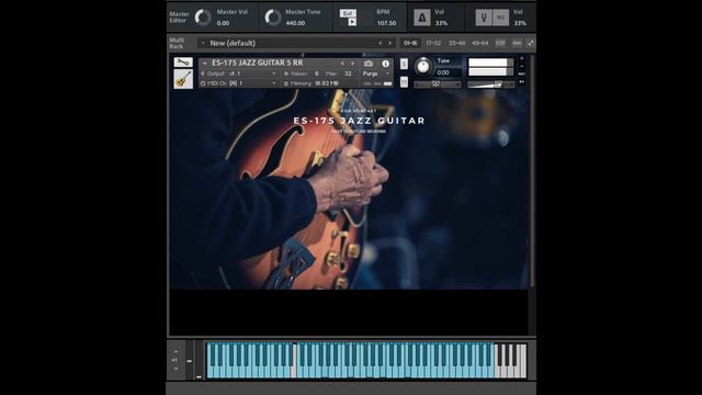 ES-175 JAZZ GUITAR FOR KONTAKT! Demo смотреть онлайн