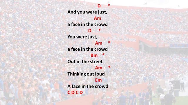 Face in the Crowd by Tom Petty - Easy chords and lyrics смотреть онлайн