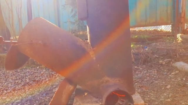 Ракетные (реактивные) печи - Rocket stove Догорание углей завораживает. смотреть онлайн