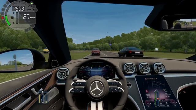 City Car Driving - Mercedes C300 2021 w206 | Driving Normal смотреть онлайн