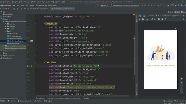 Navigation Drawer Android Studio | Navigation Drawer With Fragments | Grocery App In Android Studio смотреть онлайн