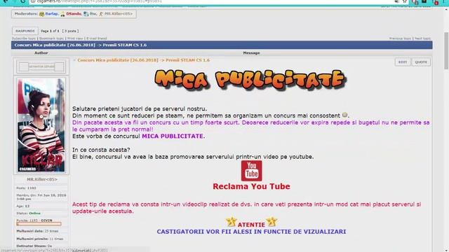 [Concurs] Mica Publicitate - 4 STEAM KEY CS 1.6 GRATIS смотреть онлайн
