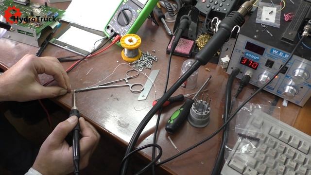 Ремонт панели управления от автокрана СТ2240 OPUS2021CANA40 смотреть онлайн