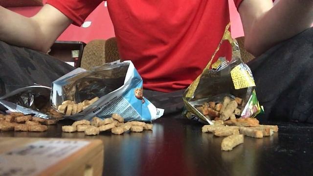 Какие вкусней сухарики ??