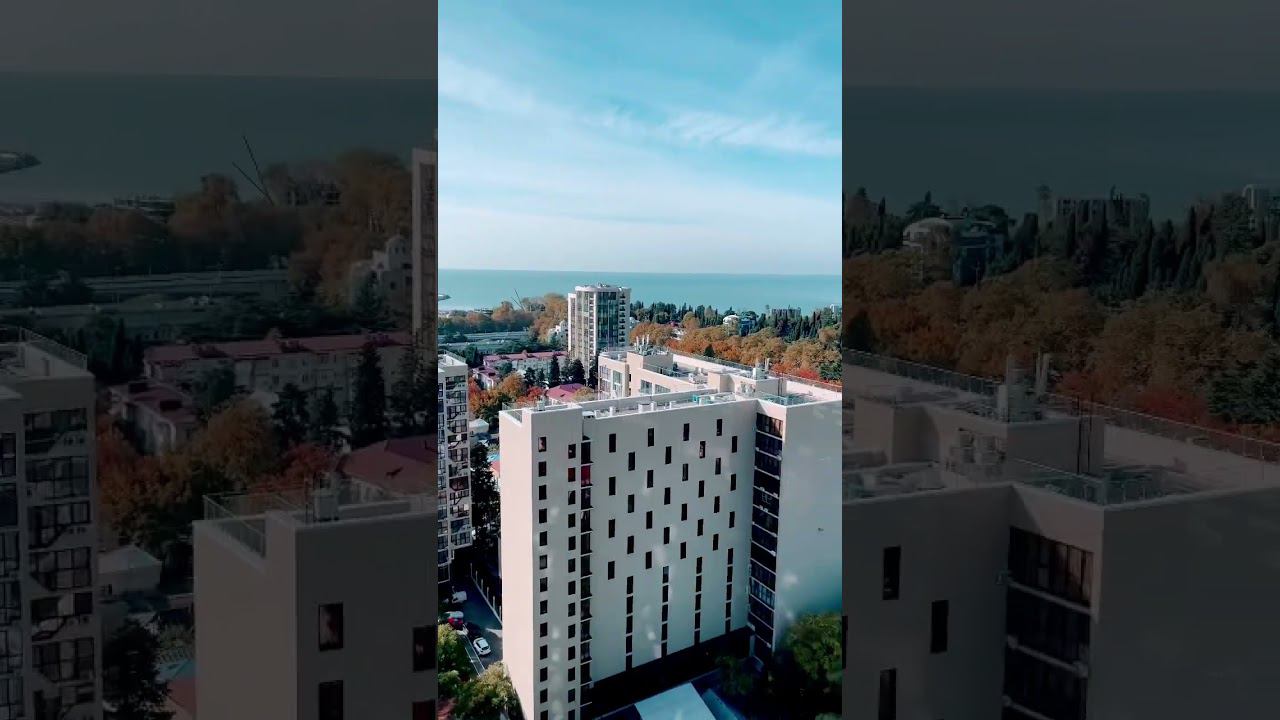 Утро в Сочи. Море. Яхты. смотреть онлайн