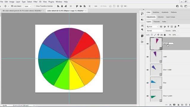 How to make Color Wheel in Photoshop - Step by step смотреть онлайн