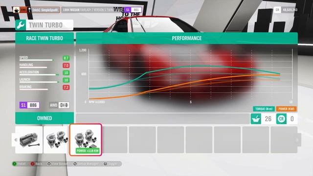 FASTEST NISSAN 300ZX DRAG TUNE - 1994 Nissan fairlady 300ZX Twin Turbo Drag Build/Tune - FH4 смотреть онлайн