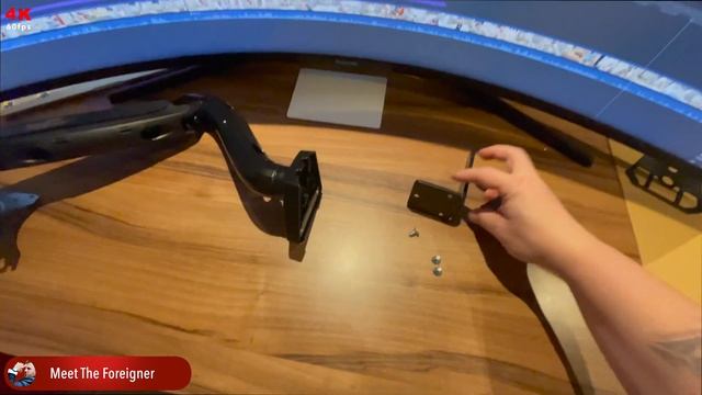 Gas Spring Adjustable Monitor Arm unboxing and install tutorial смотреть онлайн
