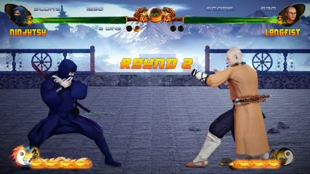 НИНДЗЯ против ШАОЛИНЯ (LONG FIST) ! (В Игре Shaolin vs Wutang) СМЕРТЕЛЬНАЯ СХВАТКА !!!!!!!!!!!!!!! смотреть онлайн