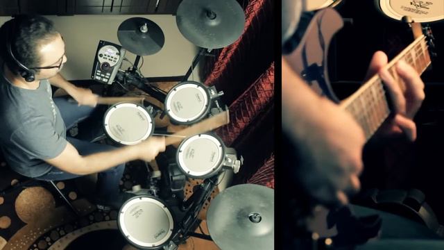 Metal Drum Solo with Guitars (Roland TD-11KV) - Ehab Sami смотреть онлайн