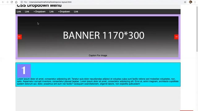 CSS Dropdown Menu | Css Full width dropdown Menu смотреть онлайн