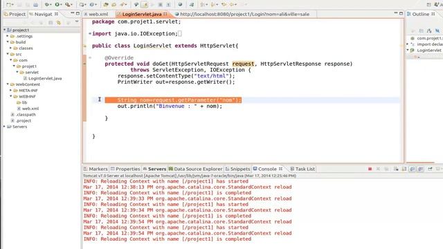 Tutorial 6 - Servlets Partie3 (Utilisation de la method doGET) смотреть онлайн