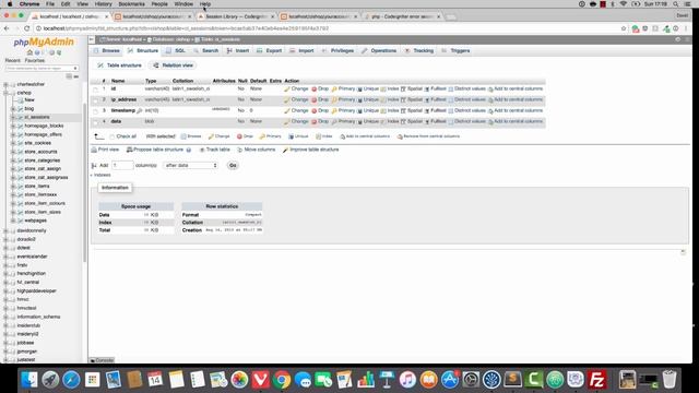 Build an online shop with Codeigniter - part 70: sessions смотреть онлайн