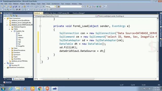 How to Display Image from Database to dataGridView in c# swift learn смотреть онлайн