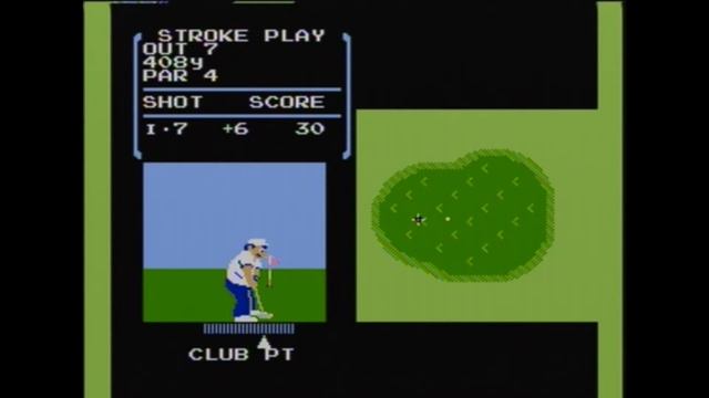 GOLF for the Original Nintendo Game Play Footage смотреть онлайн