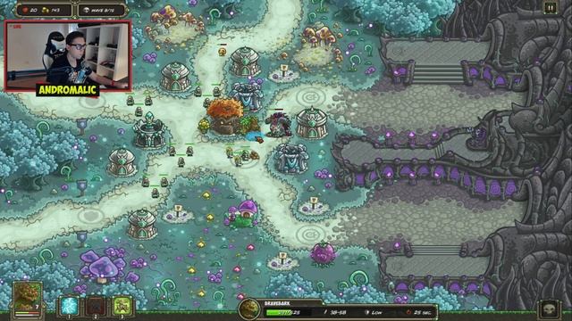 Прохождение Kingdom Rush Origins - The Unseelie Court на Ветеране (PC, Steam) #11 смотреть онлайн