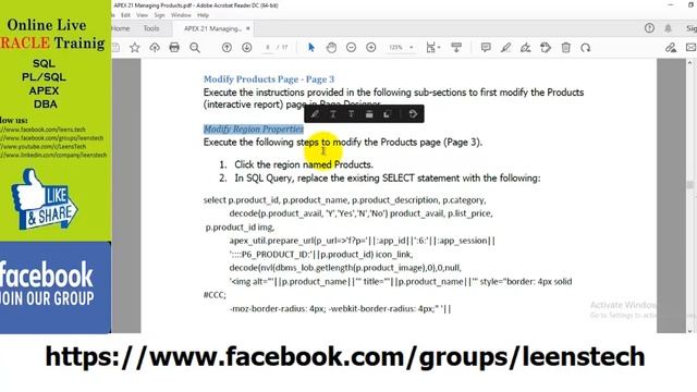 Oracle APEX 21.2 Online Live Training by LT IT: SL#21 Managing Products смотреть онлайн