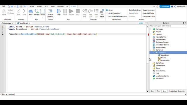 How To Tween GUI in Roblox Studio смотреть онлайн
