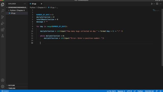 [1/15]: #1 Bug Collector | Chapter 4 | Tony Gaddis | Starting Out With Python смотреть онлайн